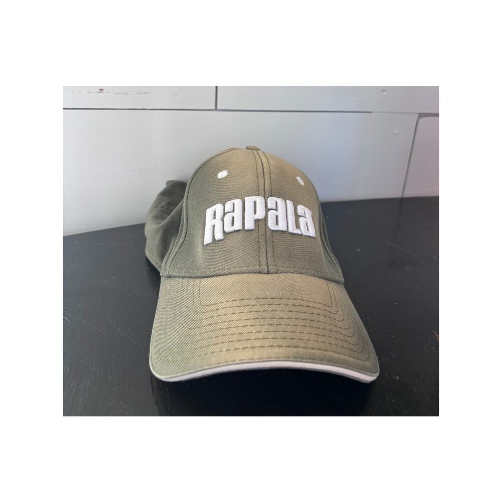 Rapala Green Beige Adjustable‎ Baseball Cap Hat
